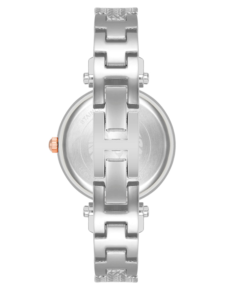 Anne Klein Womens Diamond Dial Two-Tone Bracelet Watch
