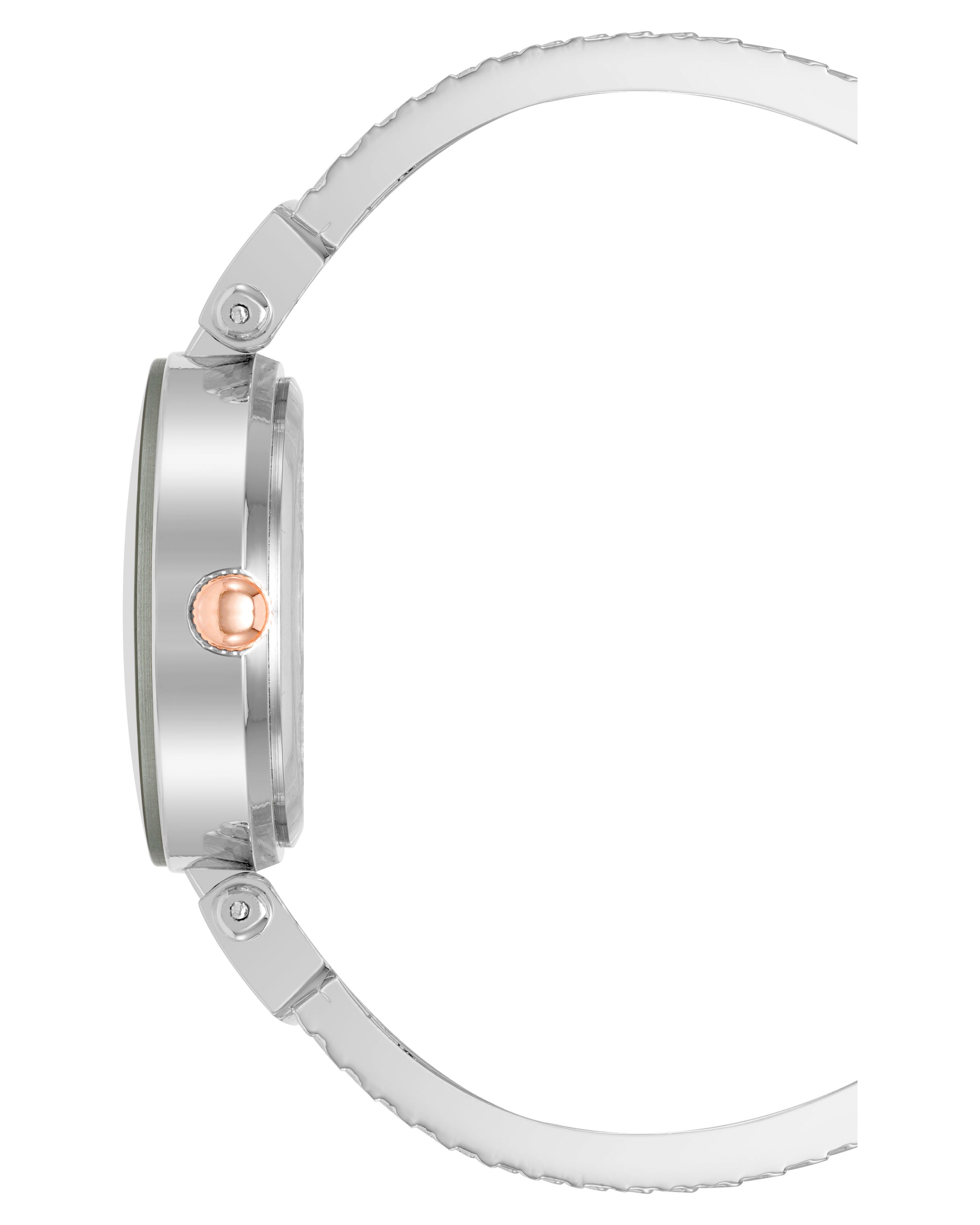 Anne Klein Womens Diamond Dial Two-Tone Bracelet Watch