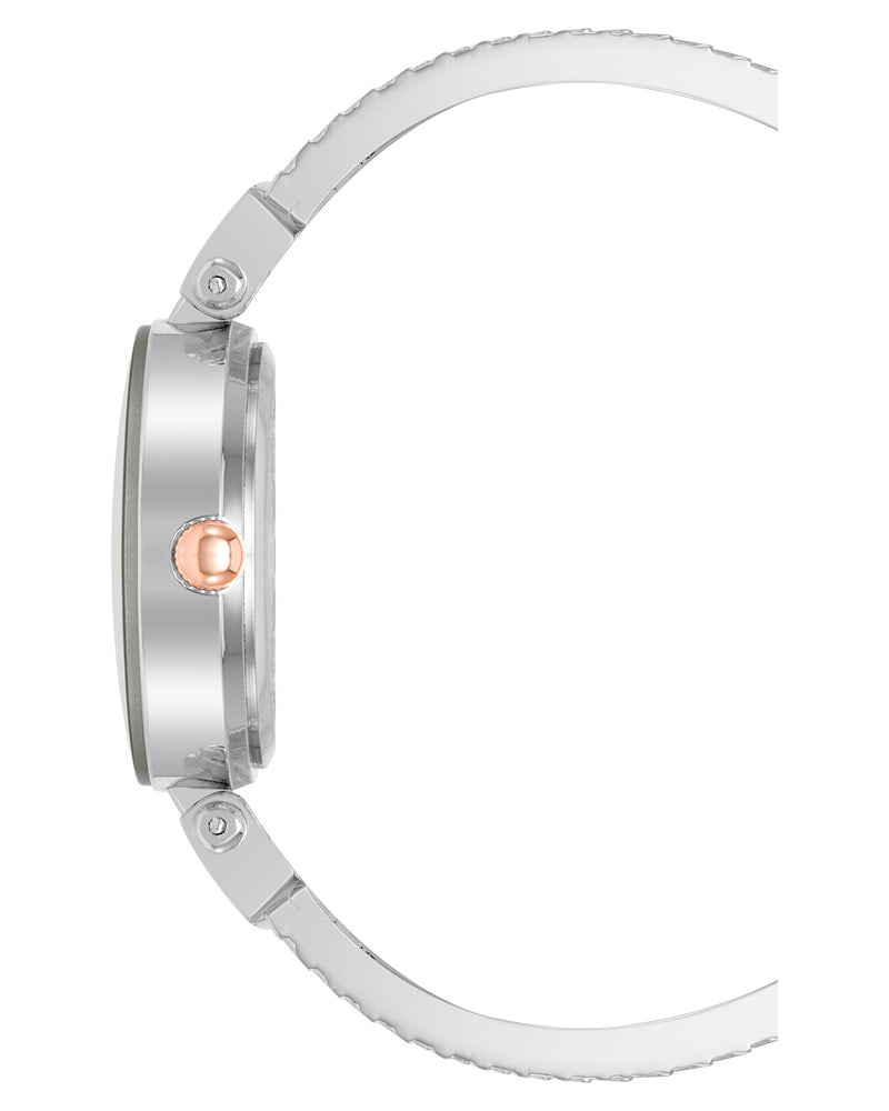 Anne Klein Womens Diamond Dial Two-Tone Bracelet Watch