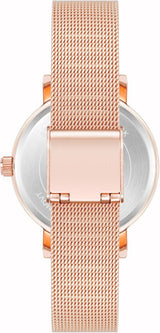 Anne Klein Womens Genuine Diamond Dial Mesh Bracelet Watch