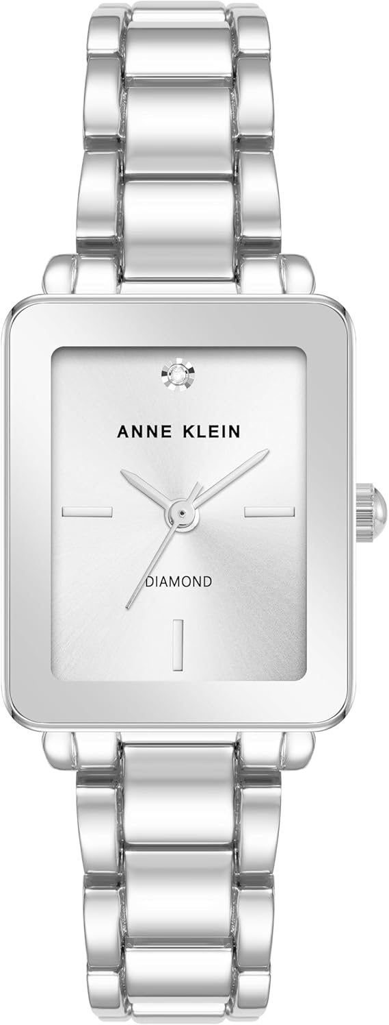 Anne Klein Womens Genuine Diamond Dial Bracelet Watch