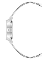 Anne Klein Womens Silver-Tone Watch & Tri-Tone Bracelet Set - 3-Piece