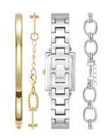 Anne Klein Womens Two-Tone Watch & Bracelet Set - 4-Piece