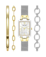 Anne Klein Womens Two-Tone Watch & Bracelet Set - 4-Piece