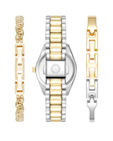 Anne Klein Womens Two-Tone Watch & Bracelet Set - 3-Piece