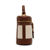 Anne Klein Train Case Crossbody Handbag with Detachable Strap