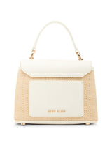 Anne Klein Flower Top Handle Crossbody Handbag with Convertible Strap
