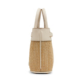 Anne Klein Mini Straw Tote Handbag
