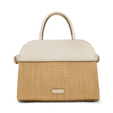 Anne Klein Straw Satchel Handbag