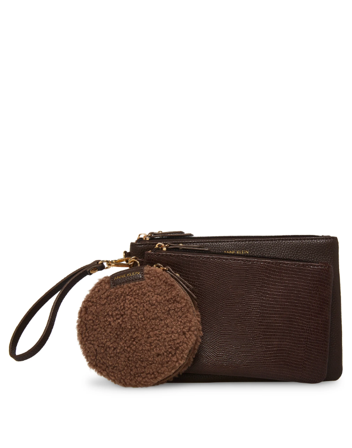 Anne Klein Wristlet Pouch Set