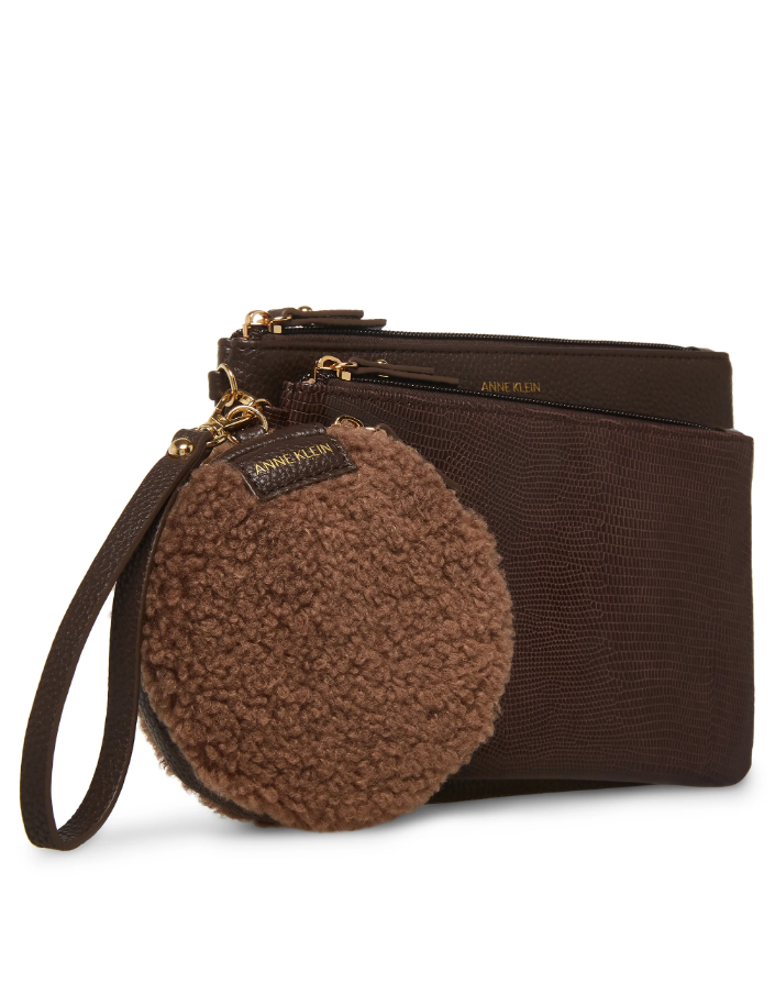 Anne Klein Wristlet Pouch Set