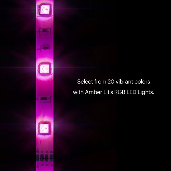 Jetson Amber Lit LED Light-Up Strips 6-Foot Long Strip