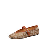 COACH Womens Crystal Signature Jacquard Mary Jane Shoes