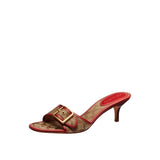 COACH Womens Signature Jacquard Margot Sandals