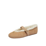 COACH Womens Sculpted C Mary Jane Flat Shoes