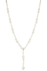 Nadri London Multi Pearl Y Necklace