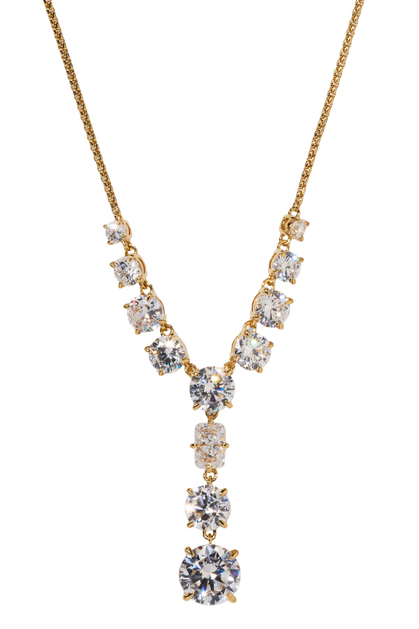 Nadri Stellar Cubic Zirconia Y Necklace