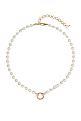 Nadri Poppy 6mm Twist Ring Necklace