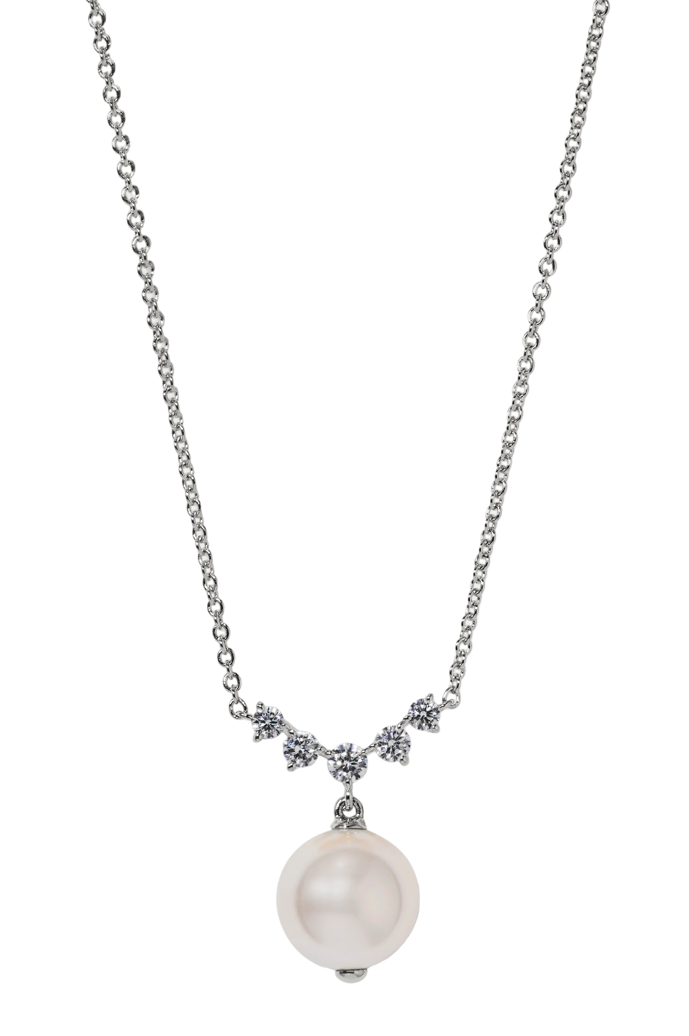 Nadri Venus Pearl Drop Necklace