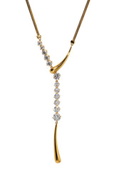 Nadri Phenom Frontal Y Gold-Plated Necklace