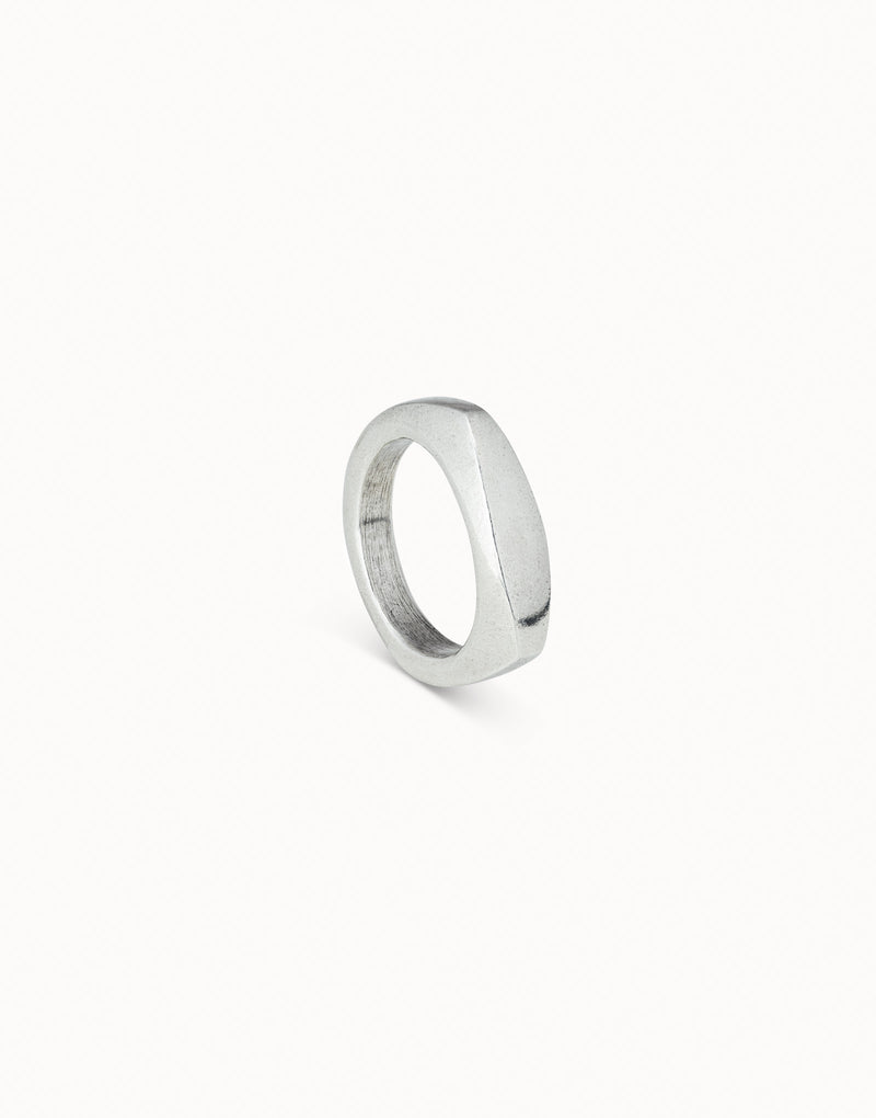 UNOde50 Sealing The Deal Silver Plated Ring - Size 8.5