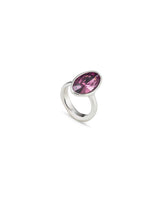UNOde50 Blossom Silver Plated Ring - Size 8.5