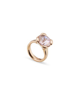 UNOde50 Rock N' Pink Gold Plated Ring - Size 6