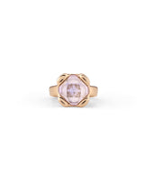 UNOde50 Rock N' Pink Gold Plated Ring - Size 6