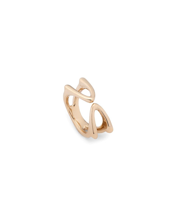 UNOde50 Stand Out Gold Plated Ring - Size 8.5