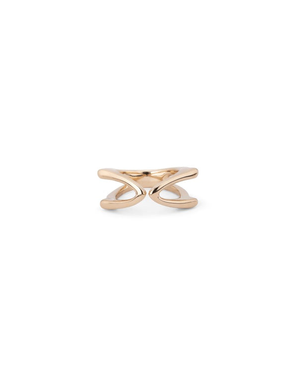 UNOde50 Stand Out Gold Plated Ring - Size 8.5