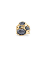 UNOde50 Vital Gold-Plated Crystal Ring - Size 7.5