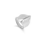 UNOde50 Ser Majestuosa Silver-Plated Manta Ray Ring - Size 9.5