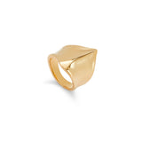 UNOde50 Ser Majestuosa Gold-Plated Manta Ray Ring - Size 8.5