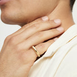 UNOde50 Ser Imparable Gold-Plated Ring - Size 8.5