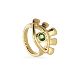 UNOde50 Ser Intuitiva Gold-Plated Ring - Size 9.5