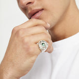 UNOde50 Ser Intuitiva Silver-Plated Ring - Size 8.5