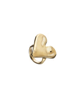 UNOde50 Gold-Plated Heart Shape Maxi Ring - Size 7.5