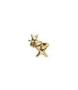 UNOde50 Intertwined Starfish Gold-Plated Ring - Size 7.5