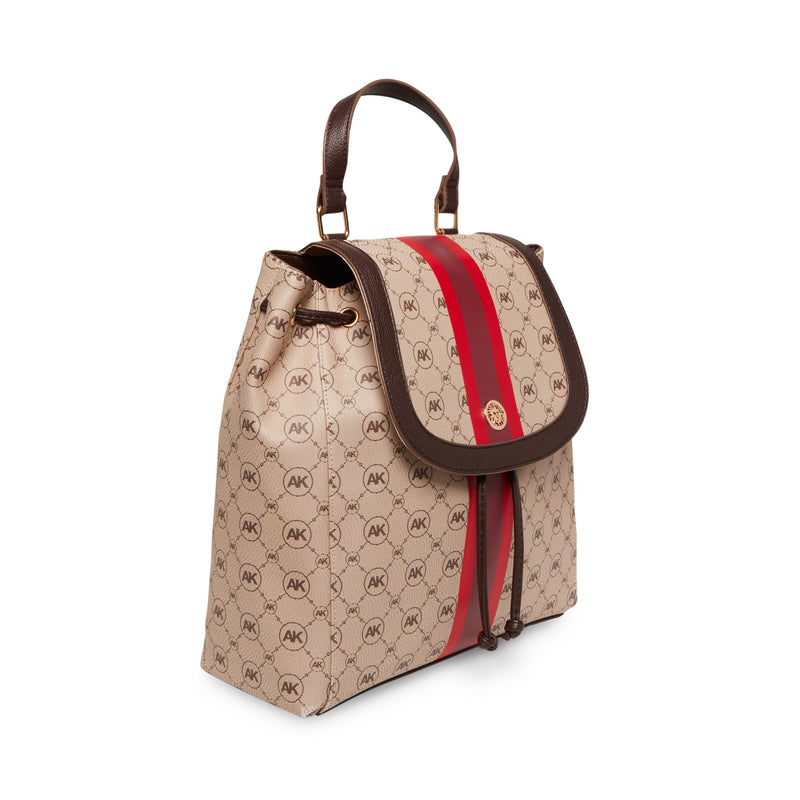 Anne Klein Logo Varsity Stripe Flap Backpack – ShopCGX
