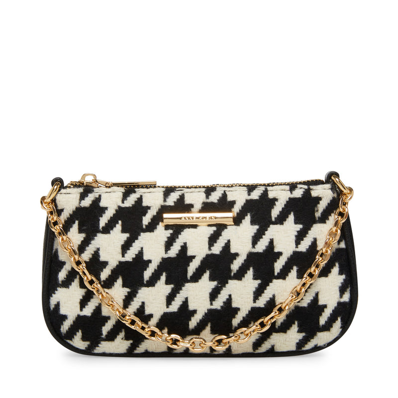 Anne Klein Houndstooth Mini Crossbody Handbag