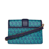 Anne Klein Cube Logo Small Flap Crossbody Handbag