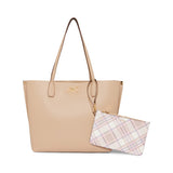Anne Klein Logo Turnlock Tote Handbag