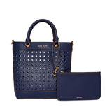 Anne Klein Perforated Small Tote Handbag