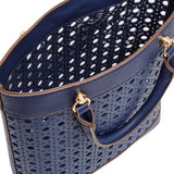 Anne Klein Perforated Small Tote Handbag