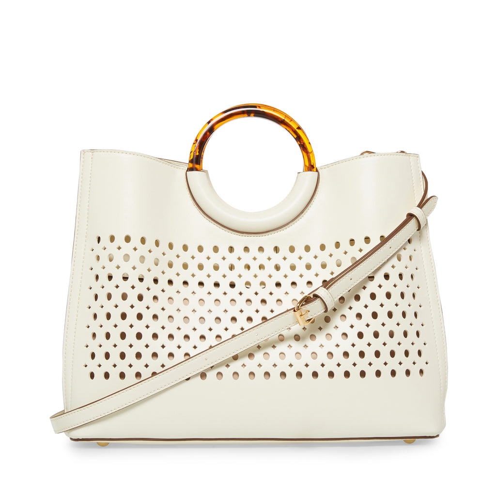Anne Klein Perforated Round Handle Satchel Handbag – ShopCGX