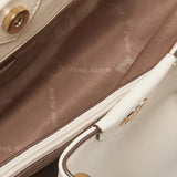 Anne Klein A-Hinge Tote Handbag