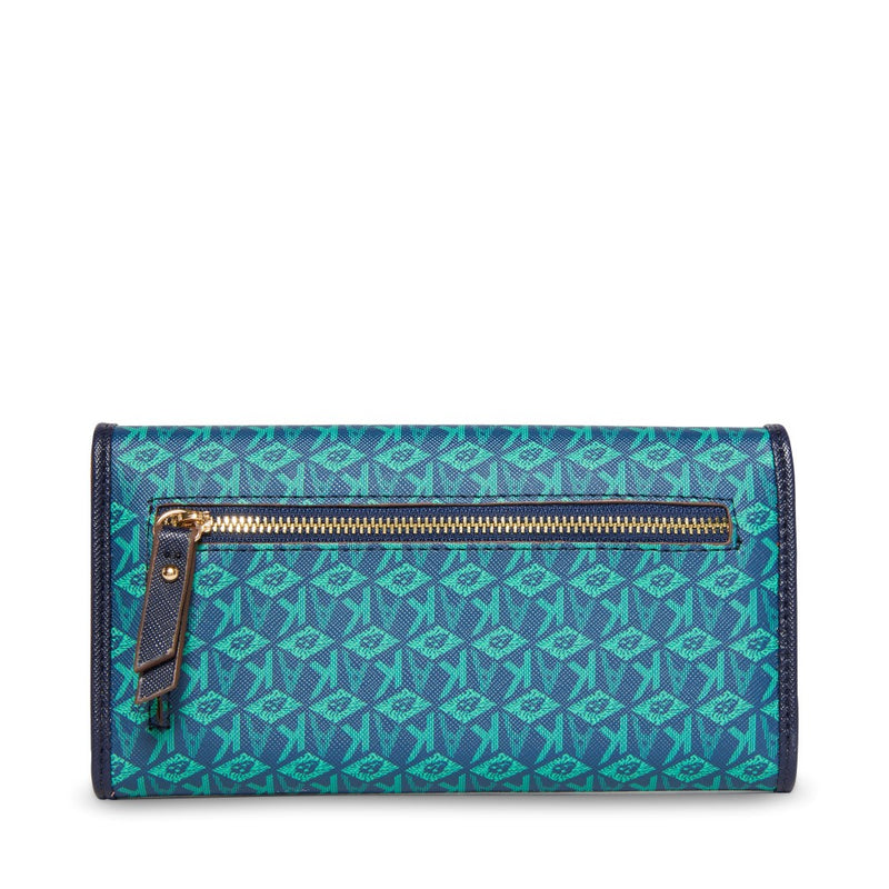 Anne Klein Mini Cube Logo Flap Wallet
