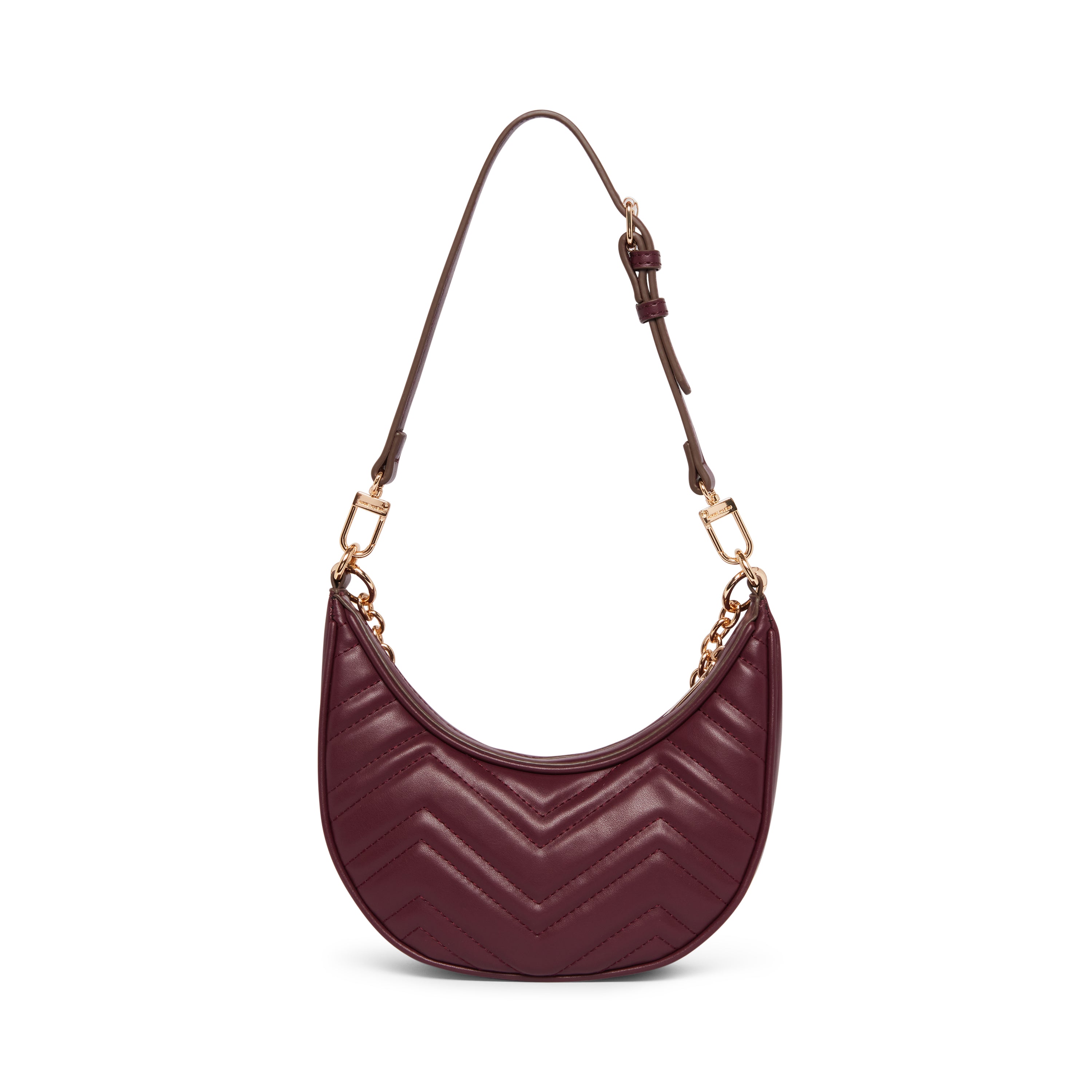 Anne Klein Quilt Crescent Shoulder Handbag