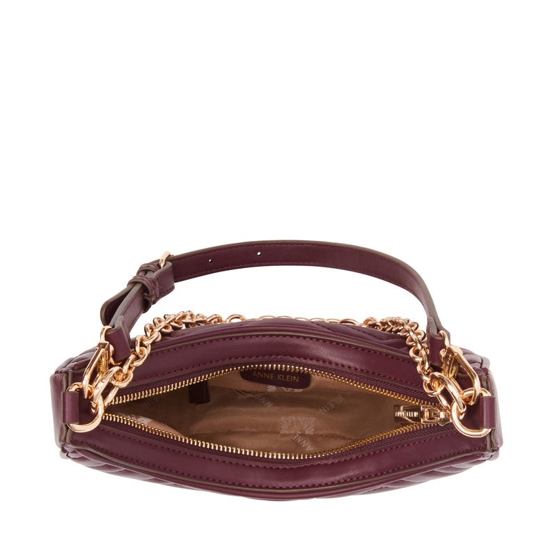 Anne Klein Quilt Crescent Shoulder Handbag
