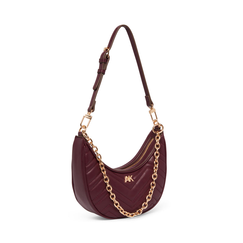 Anne Klein Quilt Crescent Shoulder Handbag